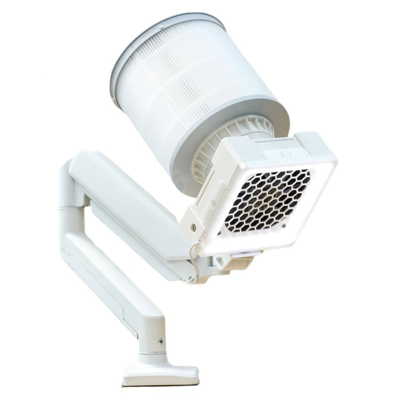 Stehender, faltbarer Nagelstaubsammler für den Schreibtisch