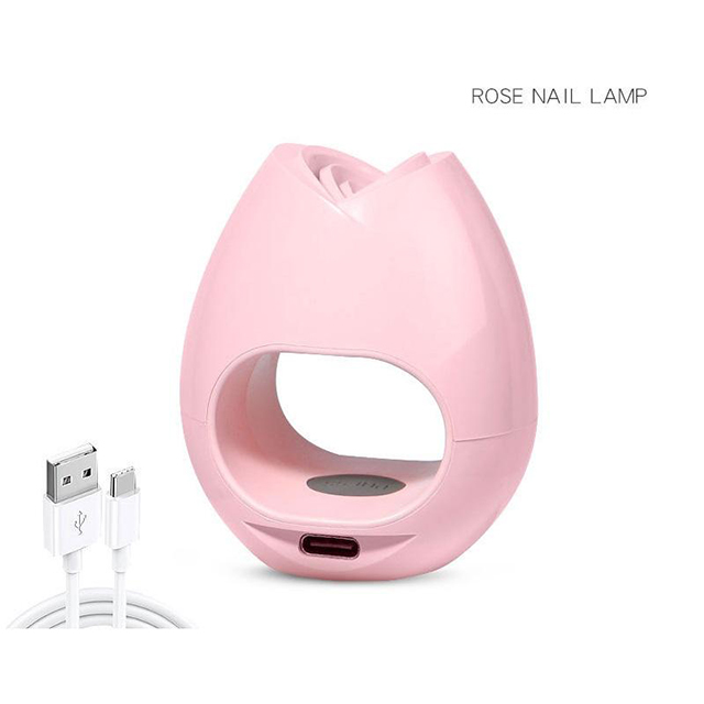 Gel-Nageltrockner-Lampe UV 16 W Rose USB für einen Finger