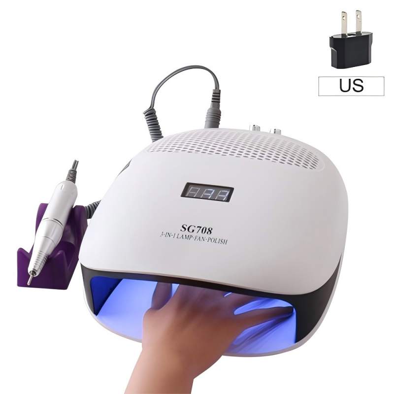 Hand-Nagellampe mit Dreifachkombination und Kissen